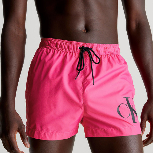 Calvin Klein Ανδρικό μαγιό Short Drawstring Swim Shorts - Ck Monogram